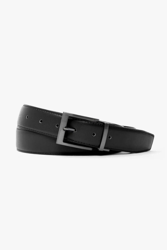 Poza cu Curea reversibilă YUTU33-8593 Negru/Maro