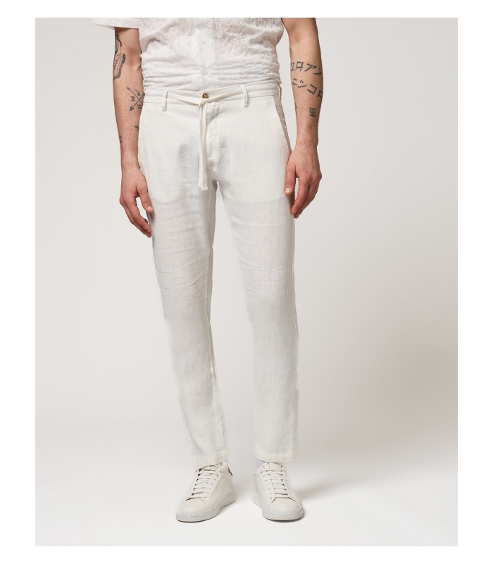 Poza cu Pantaloni MICHIGAN-S26 Bianco