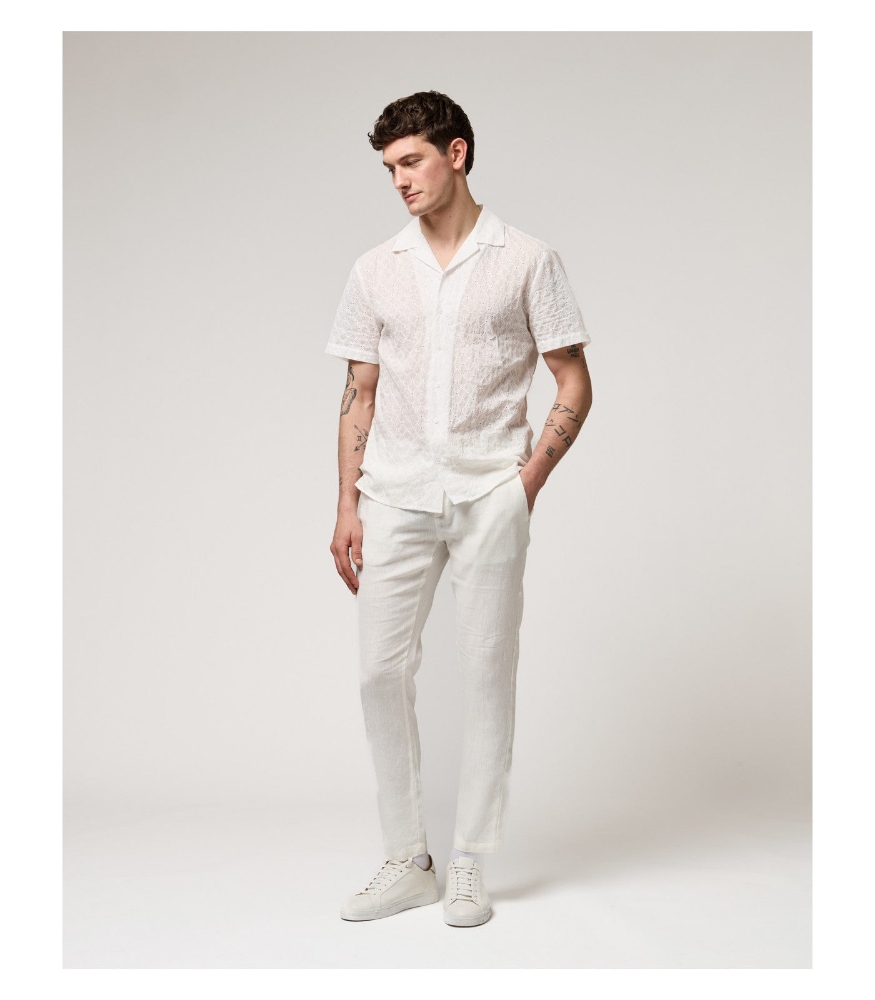 Poza cu Pantaloni MICHIGAN-S26 Bianco