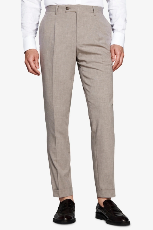 Poza cu Pantaloni XUOP12-5628-SCA Tortora