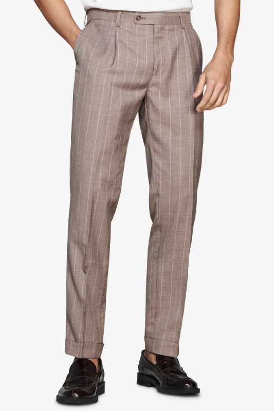 Poza cu Pantaloni XUOP12-5663-SHX Tortora