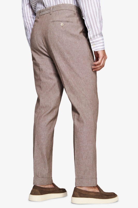 Pantaloni XUOP12-5680-VNX Tortora