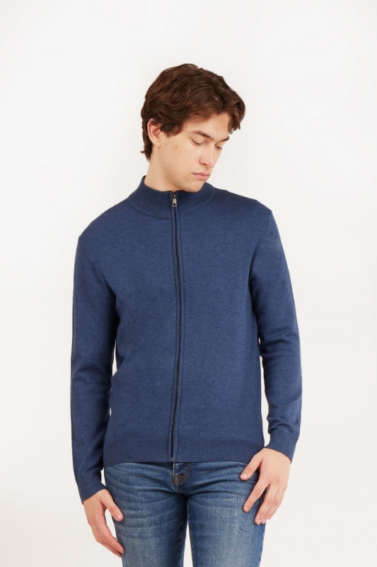 Poza cu Pulover cu Fermoar 9250SP Denim