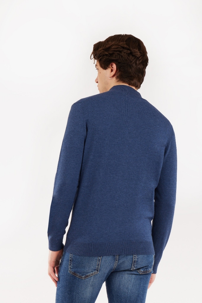 Poza cu Pulover cu Fermoar 9250SP Denim