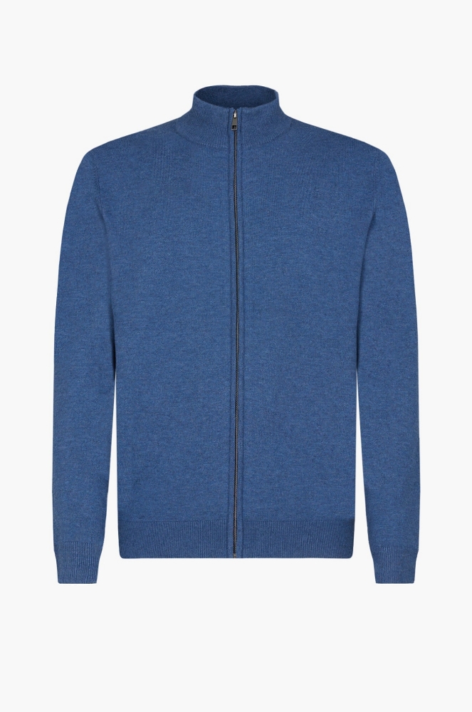 Poza cu Pulover cu Fermoar 9250SP Denim