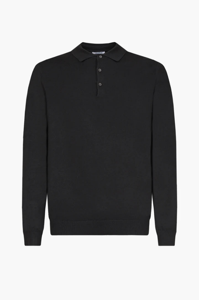 Poza cu Pulover cu guler polo 9252SP Nero