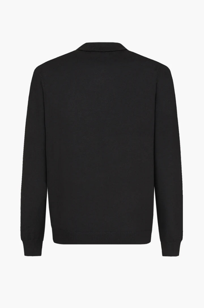 Poza cu Pulover cu guler polo 9252SP Nero