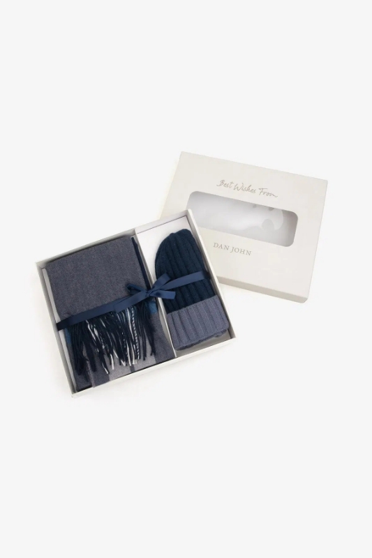 Poza cu Set Fular+Căciulă YUTKIT-8562 Albastru