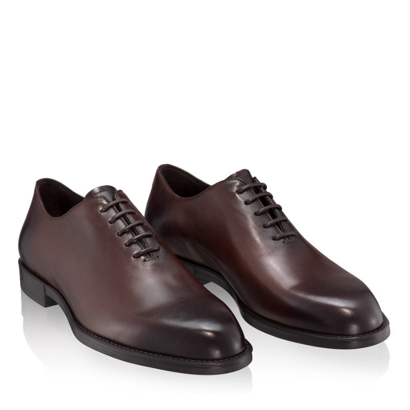 Pantofi Eleganti Barbati 7348 Vitello Bordo