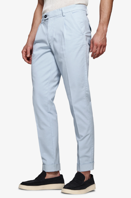 Poza cu Pantaloni XUOP13-6623 Celeste